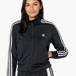 Adidas Zip Up Athletic 3 Stripe Sweater Jacket